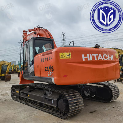 منشأ ژاپن ZX240 حفاری استفاده شده Hitachi ZX240 حفاری خزنده استفاده شده Hitachi Hydraulic Excavator ZX240