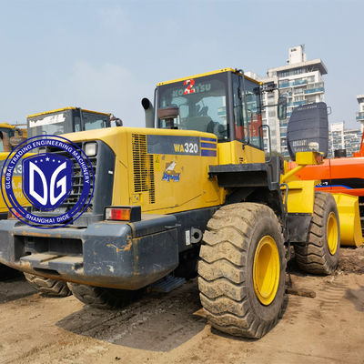 کارآمد مصرف انرژی استفاده شده Komatsu Loader WA320-5 اصل کار صرفه جویی محدود سهام