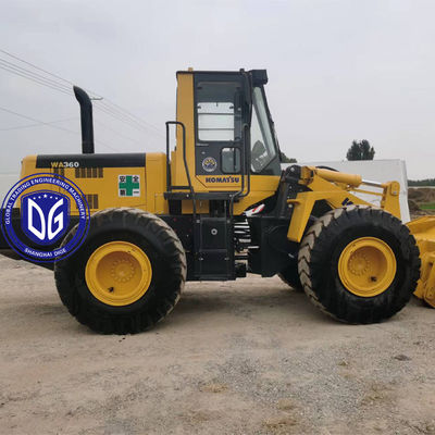 بارگذاری جلو WA360-3 بارگذاری استفاده شده Komatsu بارگذاری هیدرولیک از ژاپن