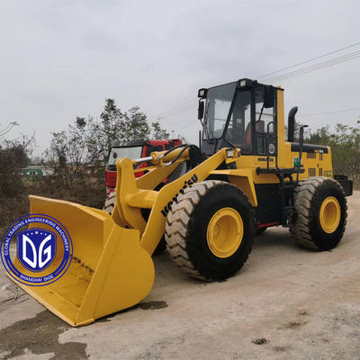 صداهای کم WA360-3 بارگذاری کننده استفاده شده Komatsu بارگذاری کننده هیدرولیک منشاء از ژاپن