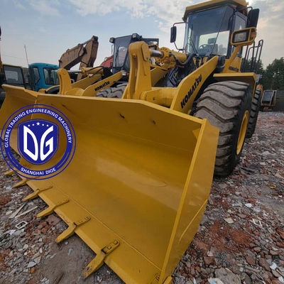 بارگیری پیشانی Komatsu WA470-3 بارگیری استفاده شده تجهیزات ساختمانی برای مهندسی معادن بزرگ