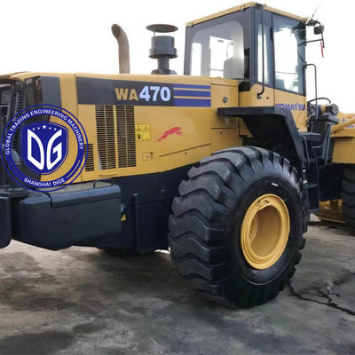 کاماتسو WA470-6 بارگذاری کننده استفاده شده با کارایی بالا اصلی از ژاپن