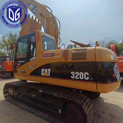 CAT320C 20 تن استفاده شده Caterpillar حفاری هیدرولیک مدل اولیه آماده برای فروش