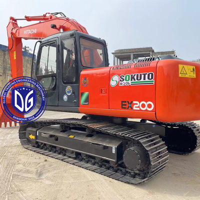 منشأ ژاپن EX200 استفاده شده Hitachi Excavator EX200 Excavator دست دوم Hitachi Excavator EX200