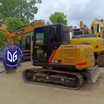 ماشین حفاری کوچک Sany SY75C 7.5Ton در حالت خوب و آماده فروش