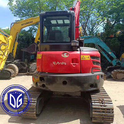 Kubota KX163 6.3Ton مینی استفاده شده حفاری منشأ از ژاپن در وضعیت عالی
