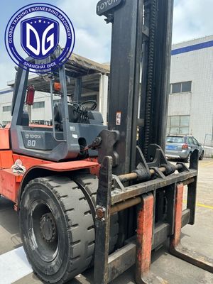 8t 8FDA80 تویوتا استفاده شده فولکلفت قدرتمند استفاده شده فولکلفت ماشین هیدرولیک
