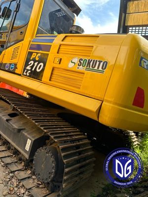 Komatsu 210 Excavator وزن 20 تن استفاده شده منشأ ژاپن PC210LC استفاده شده Komatsu Excavator