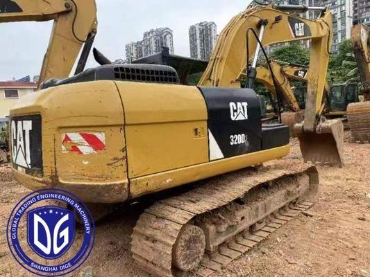 320D2 20 تن استفاده شده Caterpillar Excavator با قابلیت های برتر حمل و نقل بار