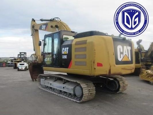 320E 20 تن استفاده شده Caterpillar Excavator با موتور فوق العاده قدرتمند