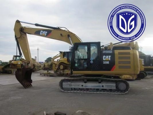 320E 20 تن استفاده شده Caterpillar Excavator با موتور فوق العاده قدرتمند