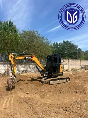 کاوشگر استفاده شده Sany SY55U 5.5Ton کاوشگر مینی Excavator برای فروش