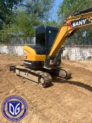 Sany SY55U 5.5Ton مینی استفاده شده حفاری سیستم موتور شروع سریع