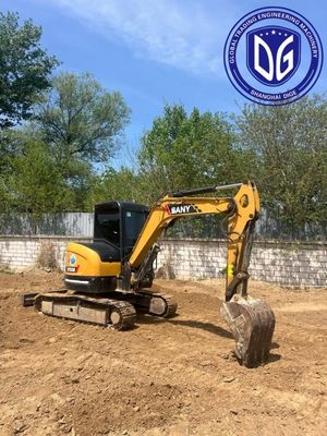 کاوشگر استفاده شده Sany SY55U 5.5Ton کاوشگر مینی Excavator برای فروش