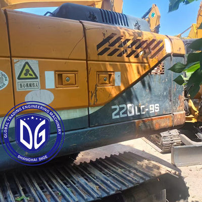 مدل اصلی هیوندای 220 20 تن استفاده شده حفاری هیدرولیک مدل کلاسیک در دسترس است
