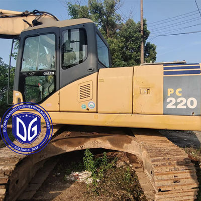 کاوشگر کاماتسو 22 تن PC220-7 اصیل از ژاپن کنترل ارگونومیک