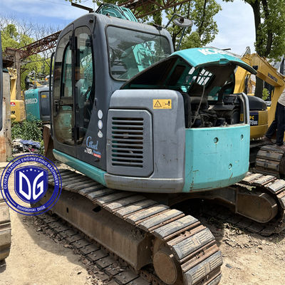 بیل مکانیکی کوچک 7 تنی Kobelco SK70 استفاده شده، عمق حفاری 4160 میلی‌متر، وضعیت خوب