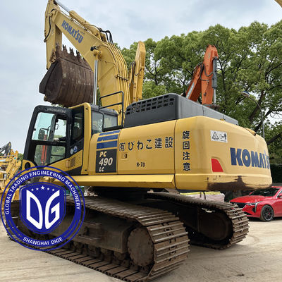 استفاده شده کاماتسو PC490 49Ton Excavator Crawler تجهیزات معدن بزرگ اصلی و موجود
