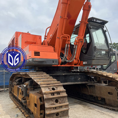 ZX870 87Ton استفاده شده Hitachi Excavator Crawler و مقاوم در برابر آب و هوا