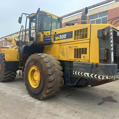 Komatsu WA500 4.3m3 بارگذاری چرخ با ظرفیت سطل استاندارد برای سایت های ساختمانی
