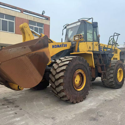 Komatsu WA500 4.3m3 بارگذاری چرخ با ظرفیت سطل استاندارد برای سایت های ساختمانی