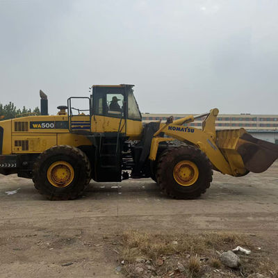 Komatsu WA500 4.3m3 بارگذاری چرخ با ظرفیت سطل استاندارد برای سایت های ساختمانی