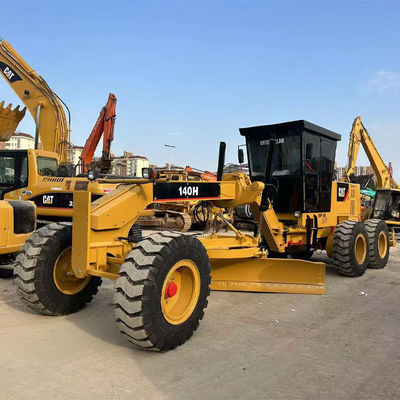 فرم هیدرولیک راننده Caterpillar Grader 140h 14677kg وزن ماشین برای طبقه بندی دقیق جاده