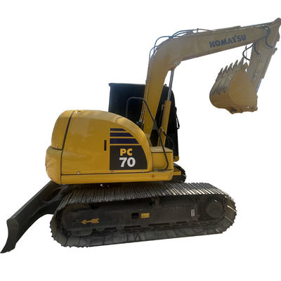 SAA4D95LE موتور توربو شارژ شده ماشین حفاری دوم دست کاماتسو با حداکثر ارتفاع حفاری 7150mm