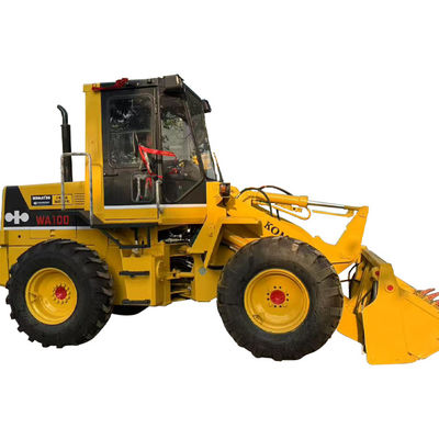 بارگذاری گراننده Komatsu WA100 بهترین تجهیزات برای پروژه های ساختمانی شما