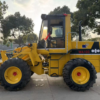 بارگذاری گراننده Komatsu WA100 بهترین تجهیزات برای پروژه های ساختمانی شما