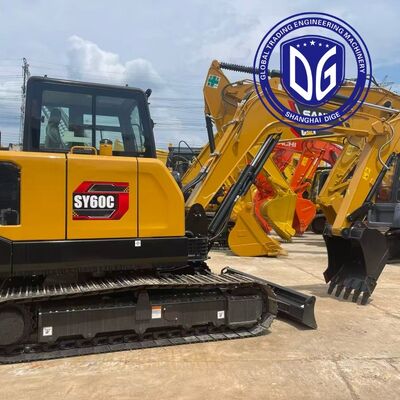 Sy60 6 تن استفاده شده SANY Excavator استفاده شده Excavator ماشین هیدرولیک