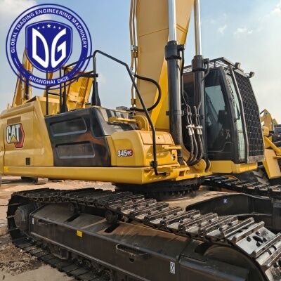 بیل مکانیکی کاترپیلار CAT 345 ژاپن، بیل مکانیکی هیدرولیکی با قدرت بالا، 45 تن، بیل مکانیکی دست دوم، فروش داغ موجود