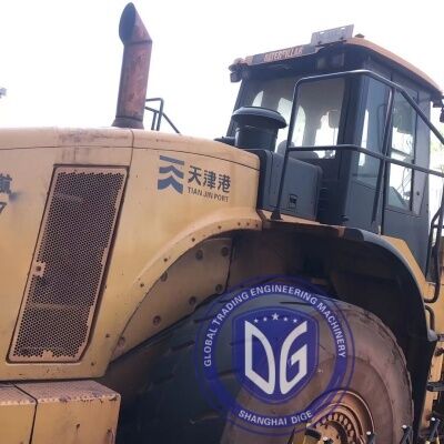 ژاپن 6.5 تن استفاده شده Caterpillar چرخ بارگذاری CAT980H چرخ بارگذاری با کیفیت بالا در انبار