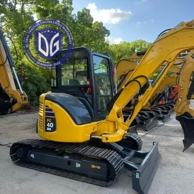استفاده شده ژاپن کاماتسو PC40 مینی حفاری 4 تن حفاری هیدرولیکی کوچک ساعات کاری کم
