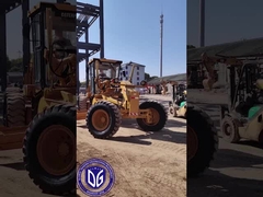 140k Caterpillar استفاده شده گريدر دستگاه هیدرولیک قدرتمند