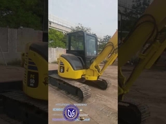 PC50 5 تن کوچک هیدرولیک استفاده شده Komatsu Excavator 90٪ جدید، آماده برای فروش در حال حاضر